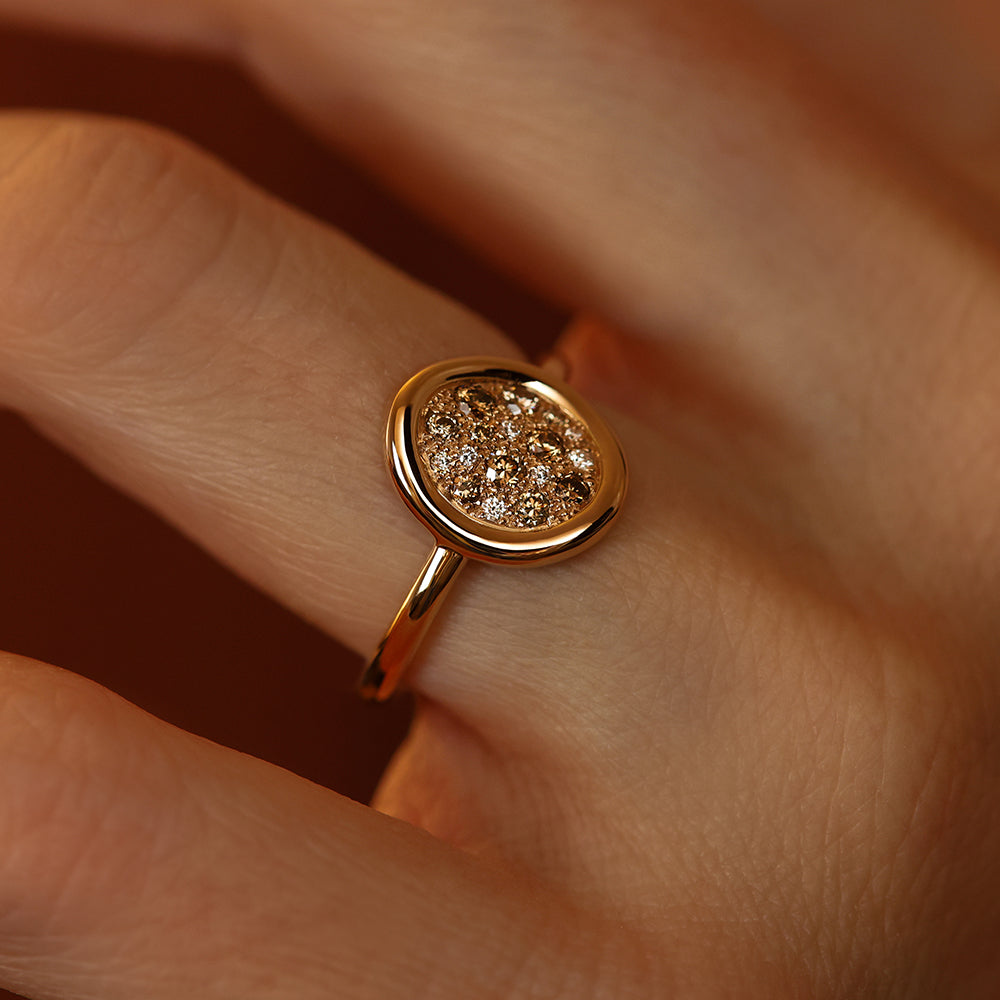 Soluna diamants bruns S - Deloison Paris