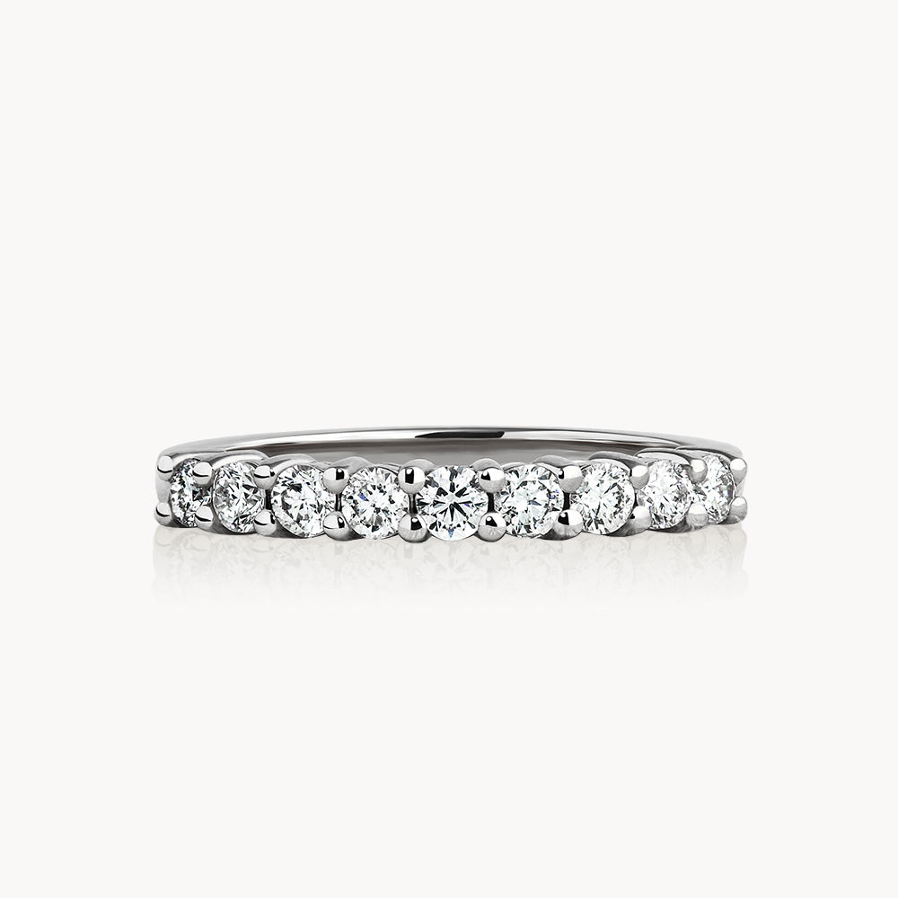 #Métal_Or blanc 18k