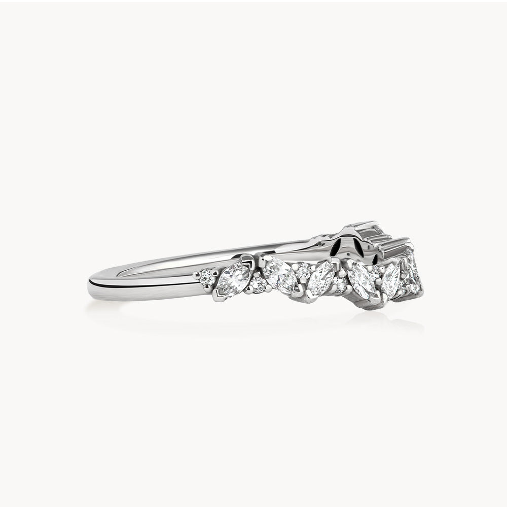#Métal_Or blanc 18k