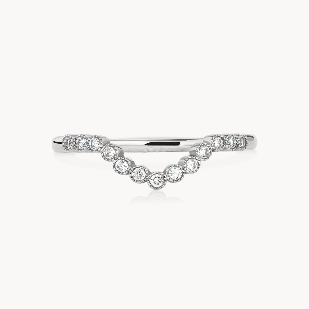 #Métal_Or blanc 18k