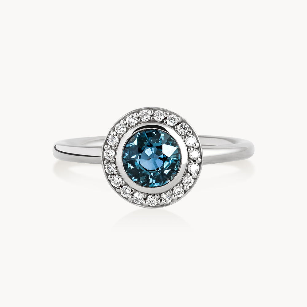 #Métal_Or blanc 18k