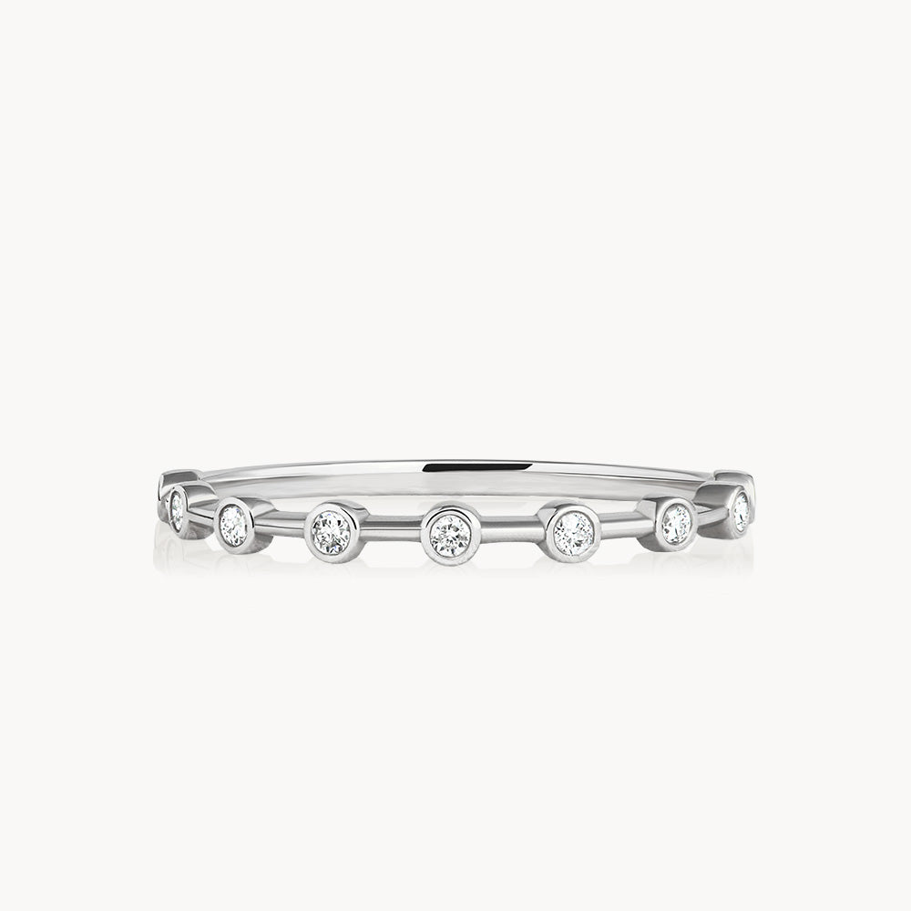 #Métal_Or blanc 18k