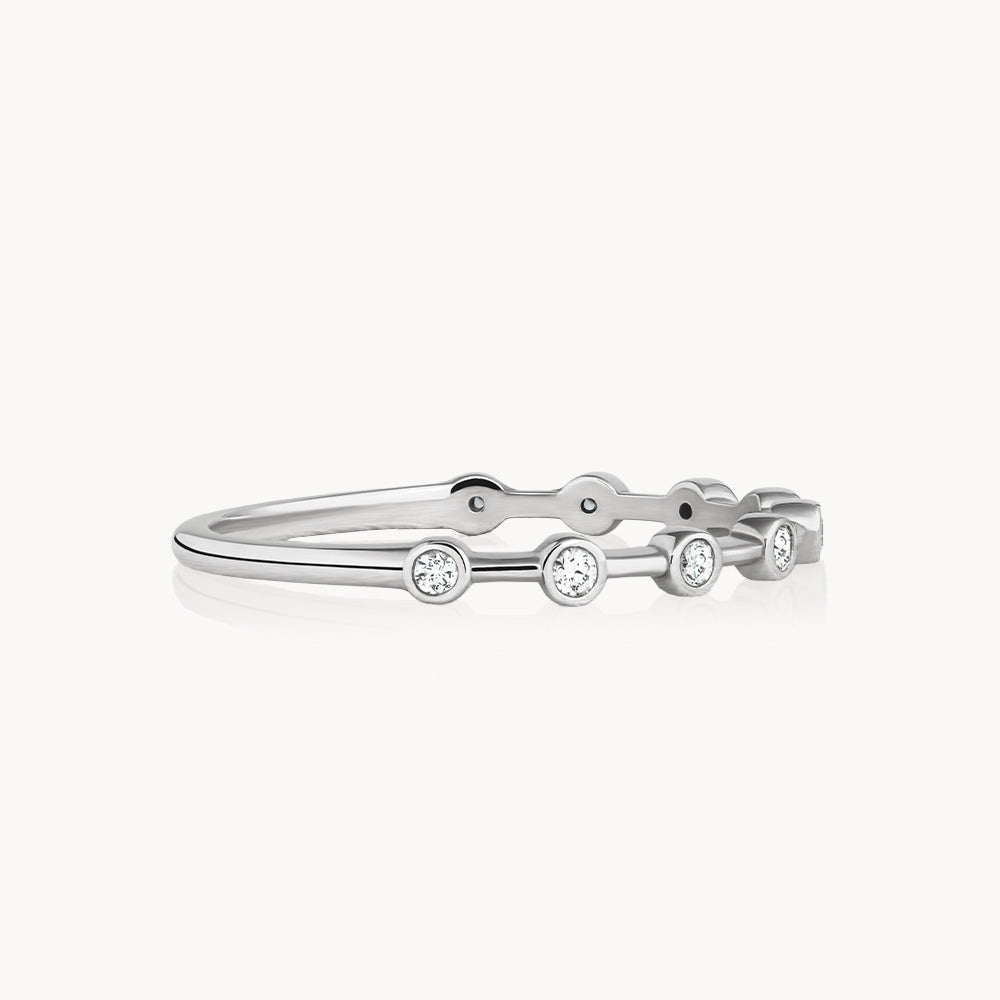 #Métal_Or blanc 18k
