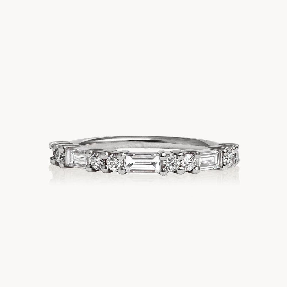 #Métal_Or blanc 18k