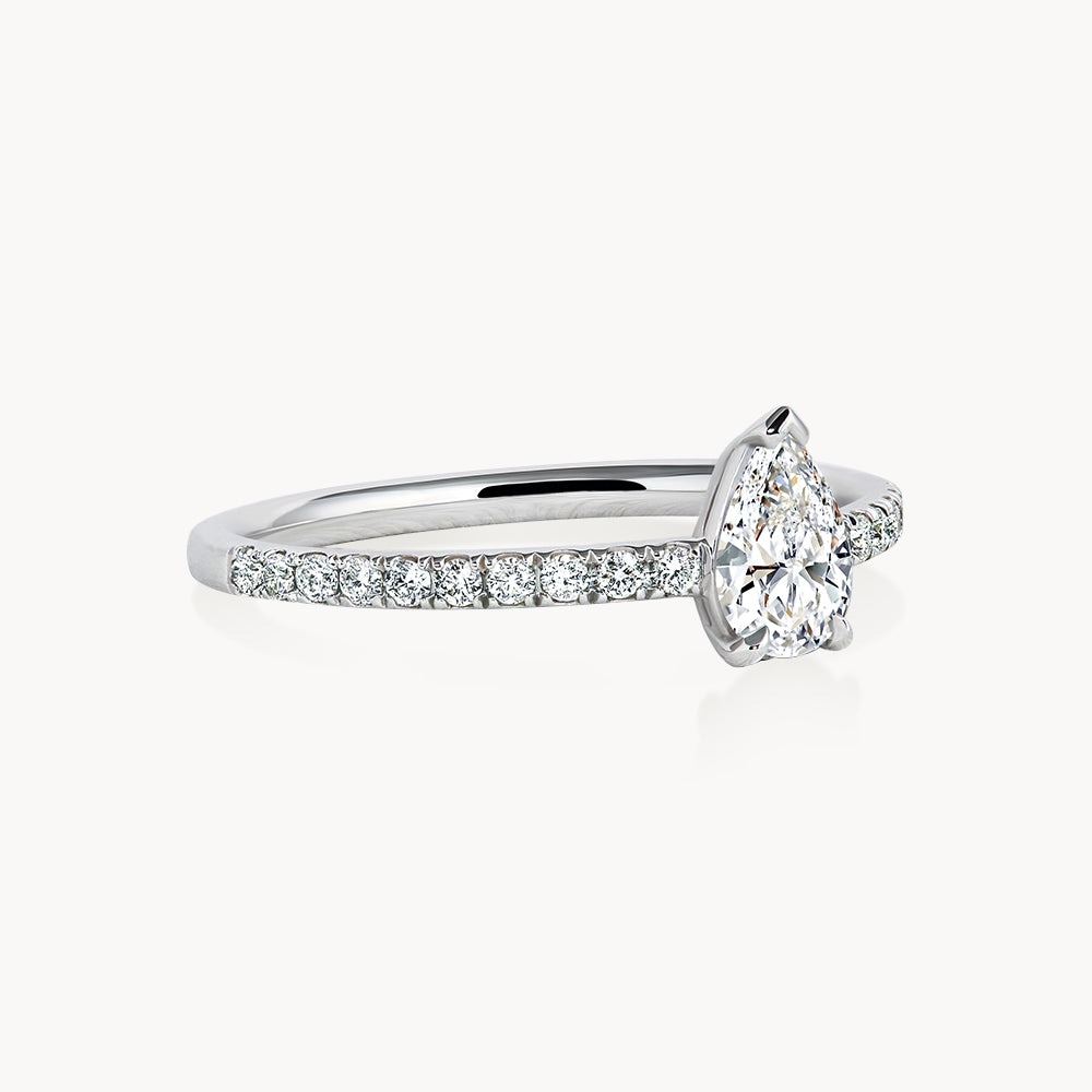 #Métal_Or blanc 18k