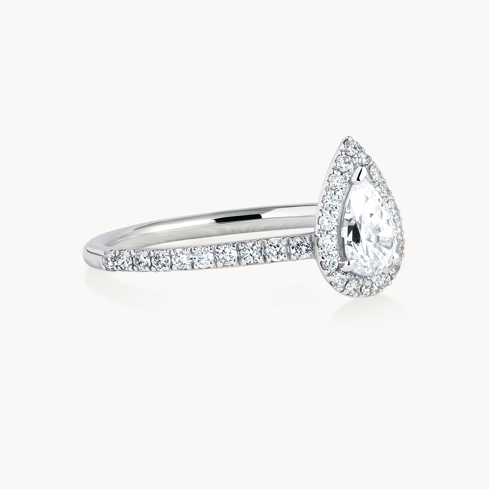 #Métal_Or blanc 18k