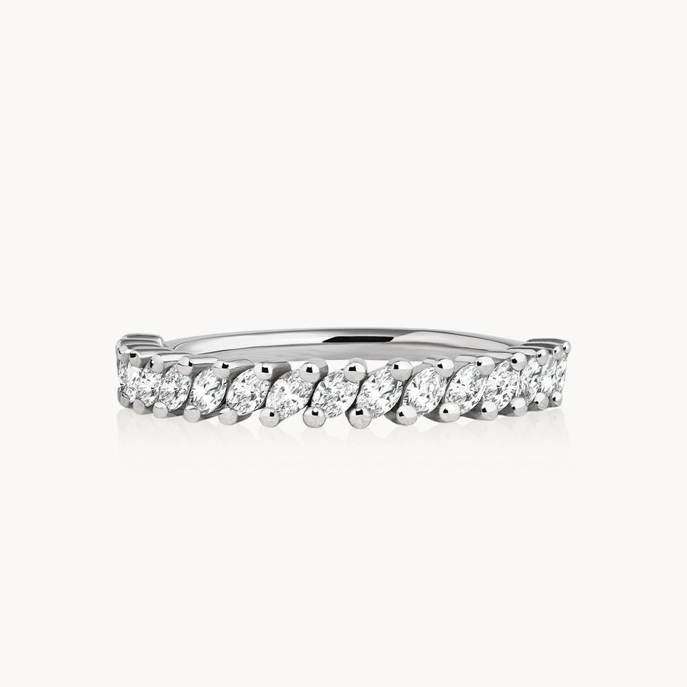 #Métal_Or blanc 18k