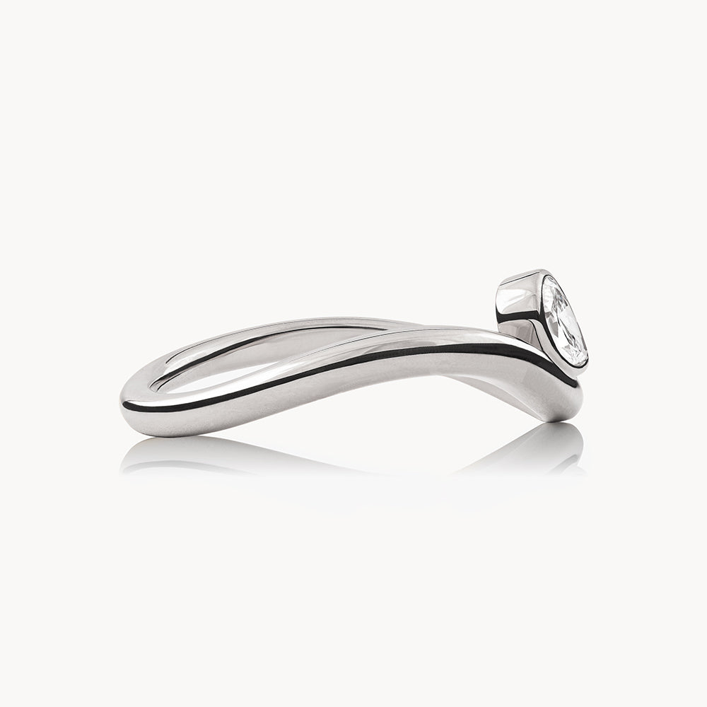#Metal_Oro blanco de 18 quilates