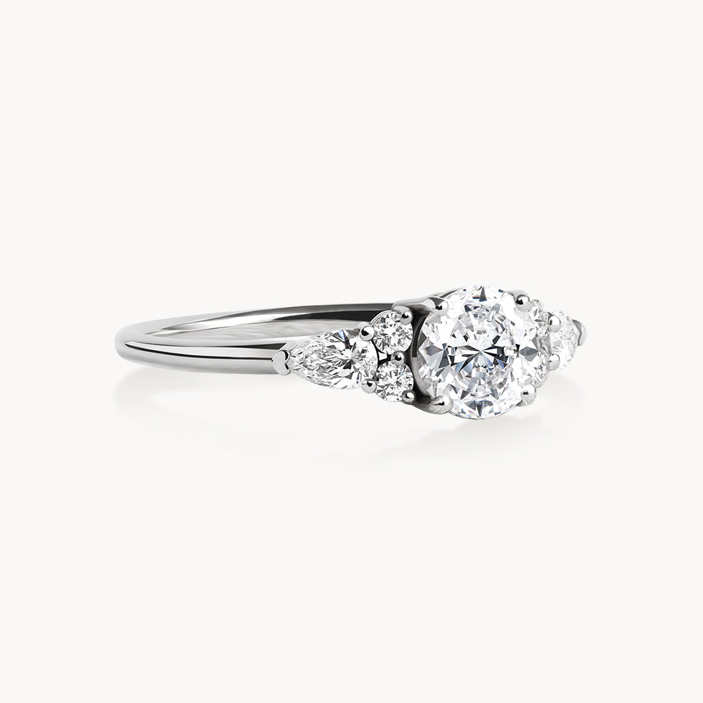 #Métal_Or blanc 18k