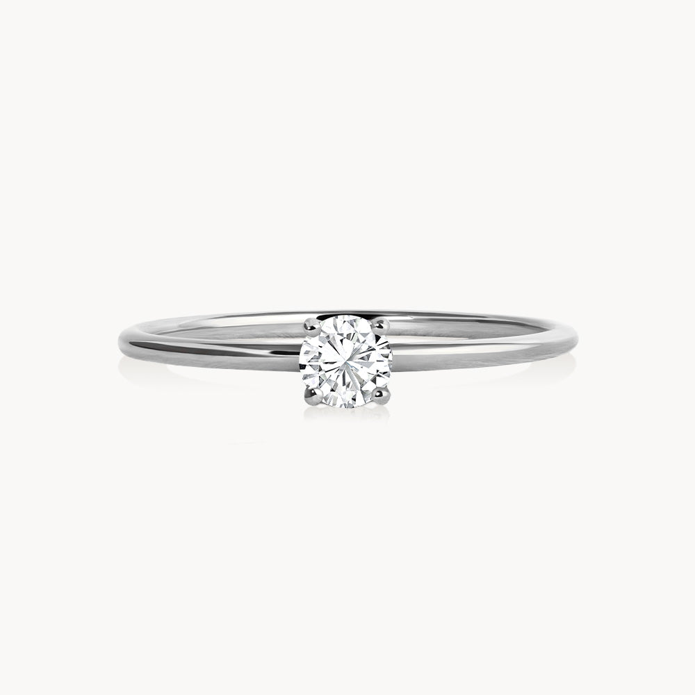#Métal_Or blanc 18k