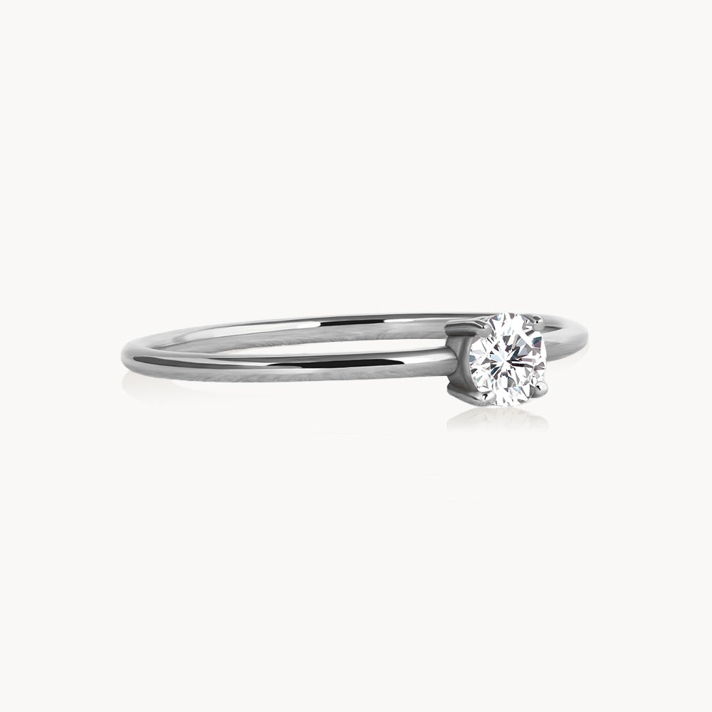 #Métal_Or blanc 18k