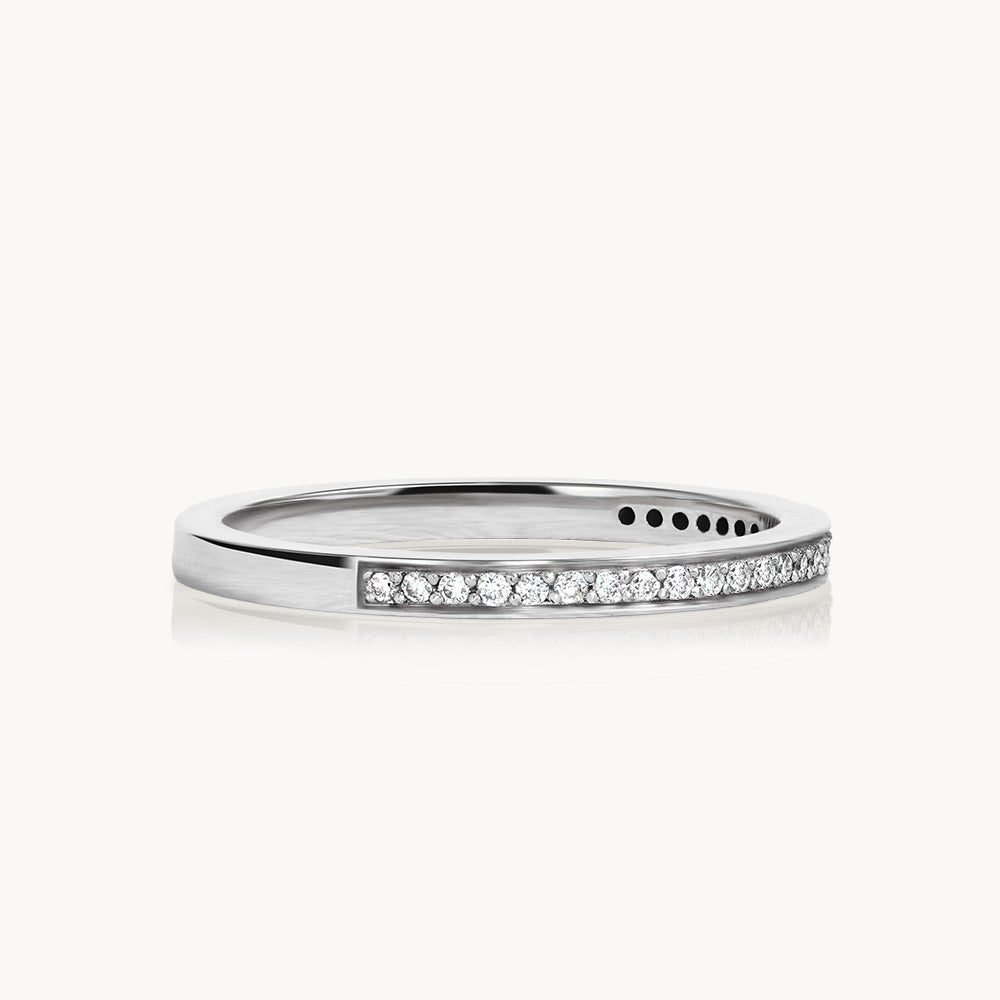 #Métal_Or blanc 18k