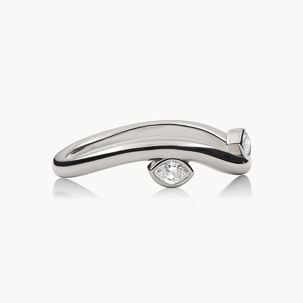 #Métal_Or blanc 18k