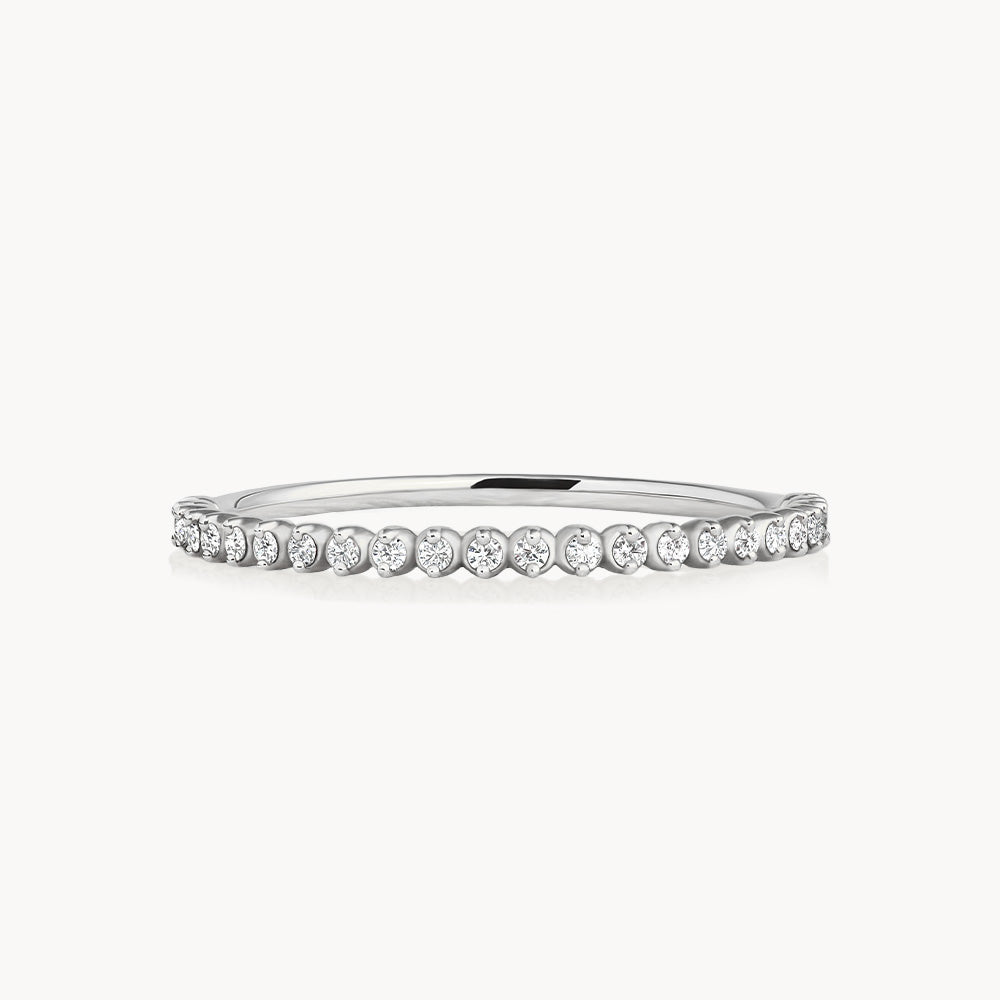 #Métal_Or blanc 18k