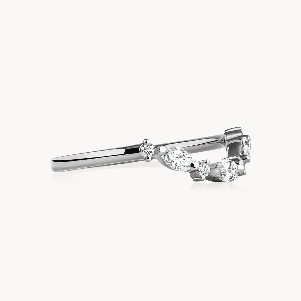 #Métal_Or blanc 18k