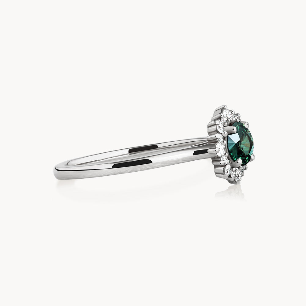 #Métal_Or blanc 18k