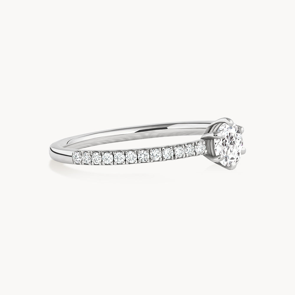 #Métal_Or blanc 18k