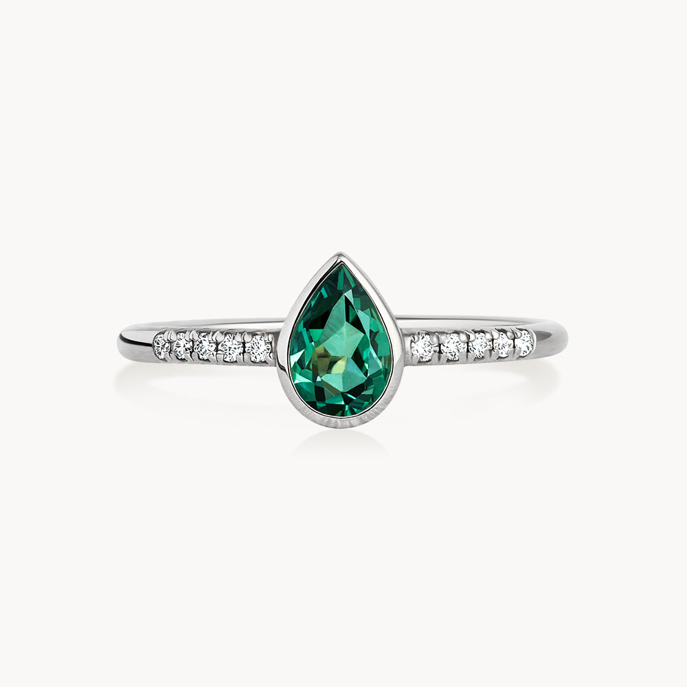 #Métal_Or blanc 18k