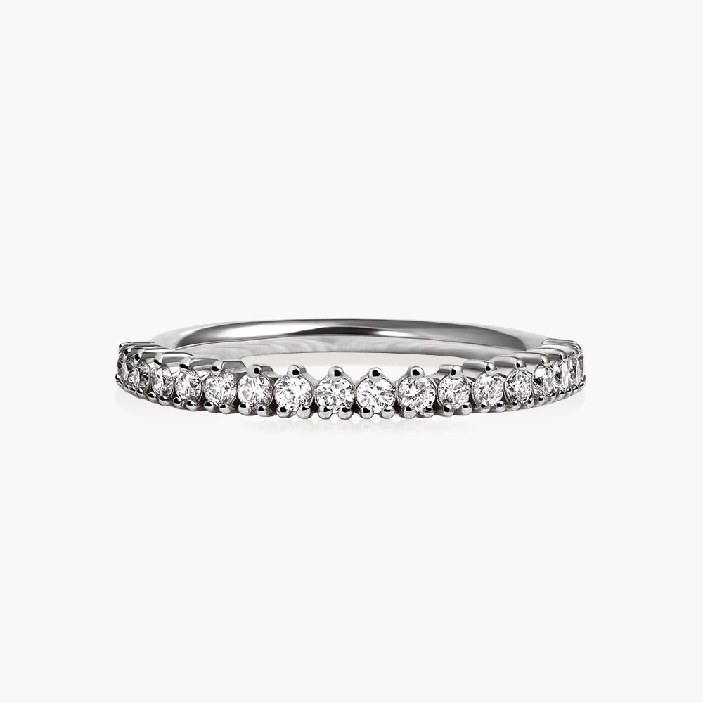 #Métal_Or blanc 18k