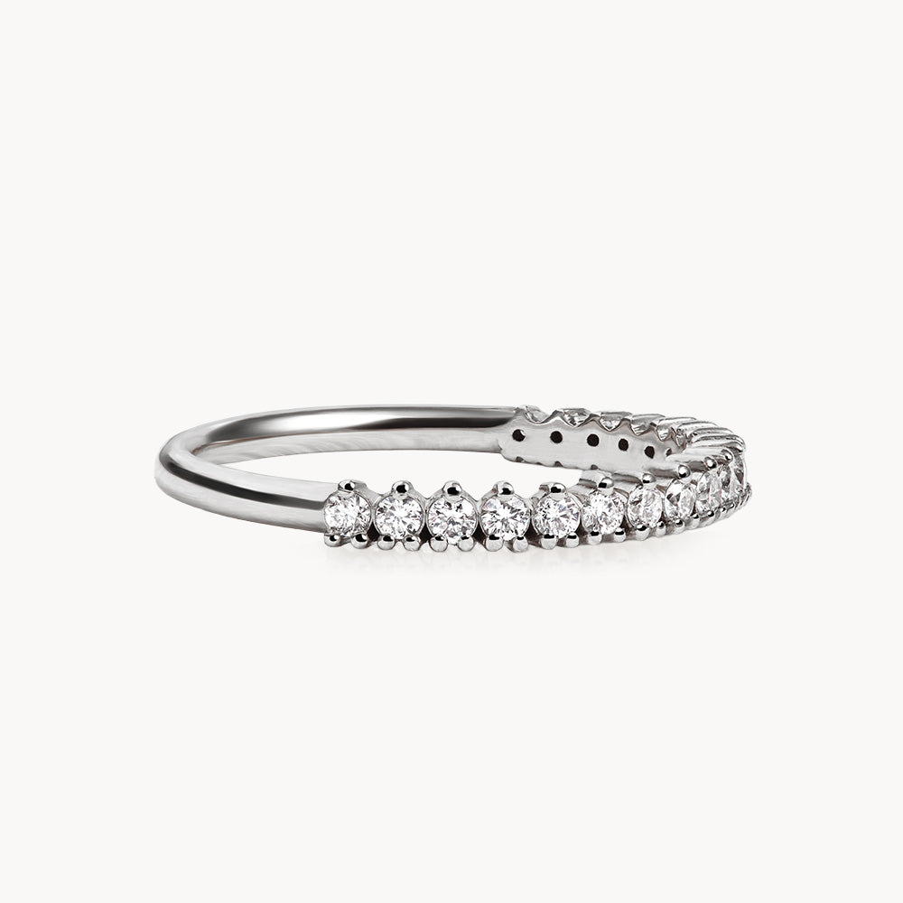 #Métal_Or blanc 18k