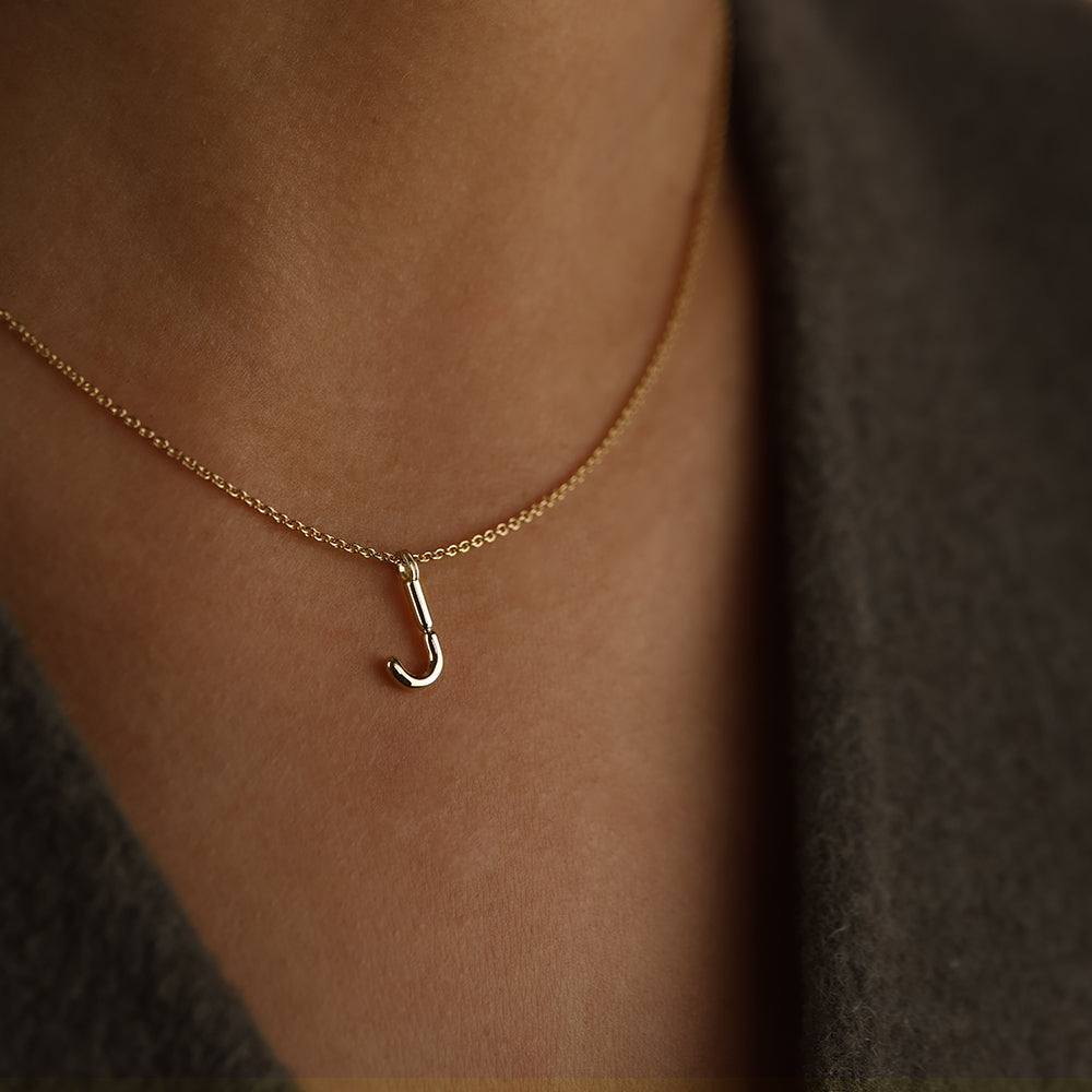 Collar BOLD - Letra J - Deloison Paris
