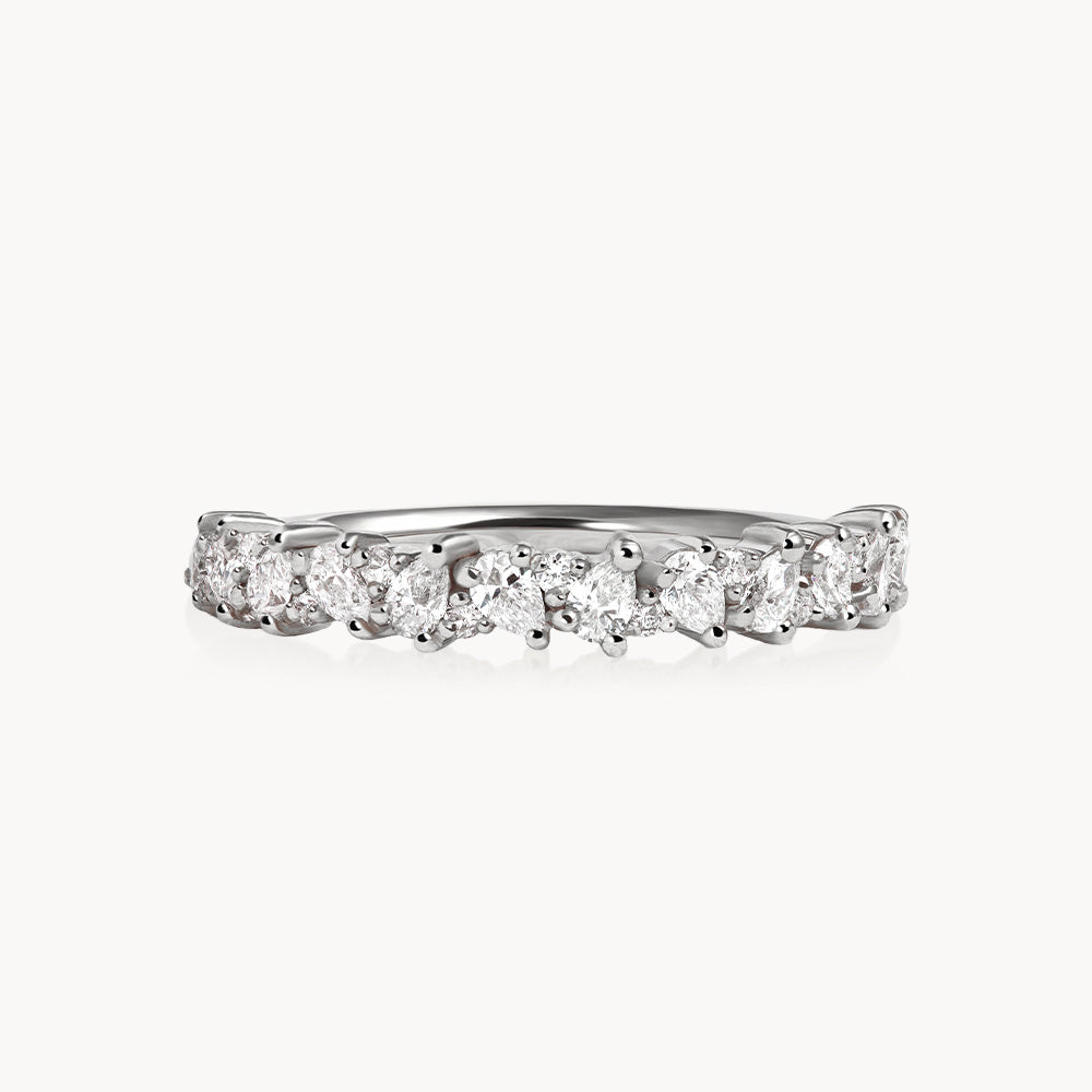 #Métal_Or blanc 18k