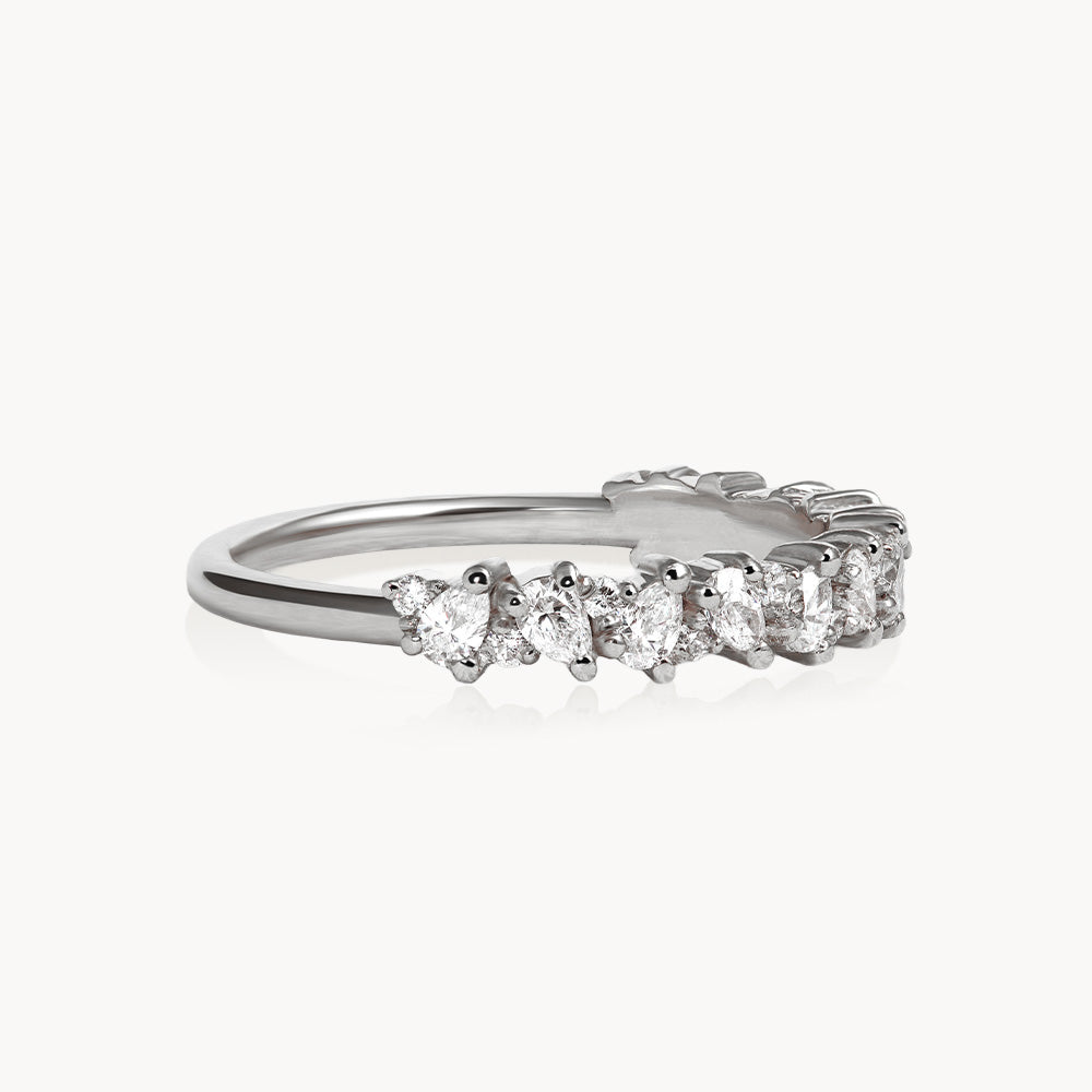 #Métal_Or blanc 18k