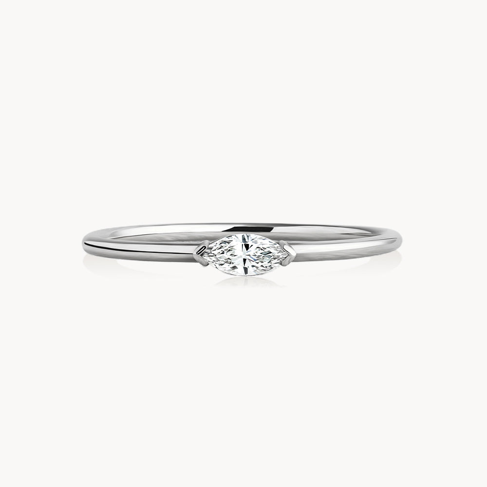 #Métal_Or blanc 18k
