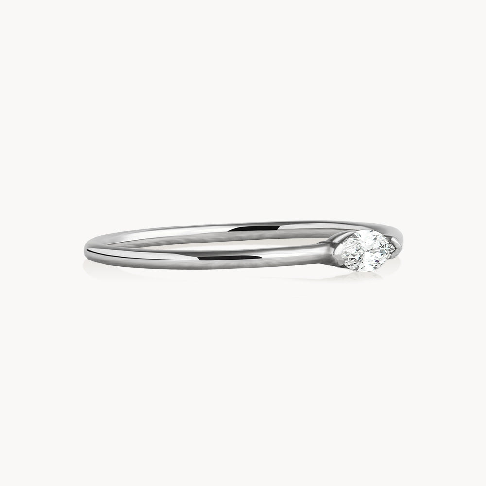 #Métal_Or blanc 18k