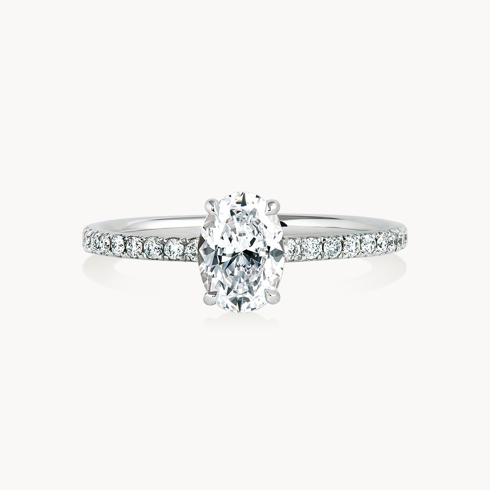 #Métal_Or blanc 18k
