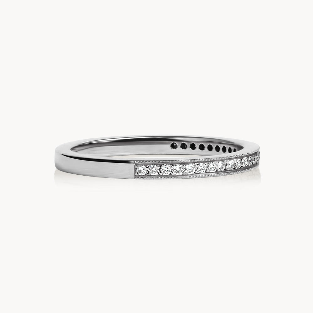 #Métal_Or blanc 18k