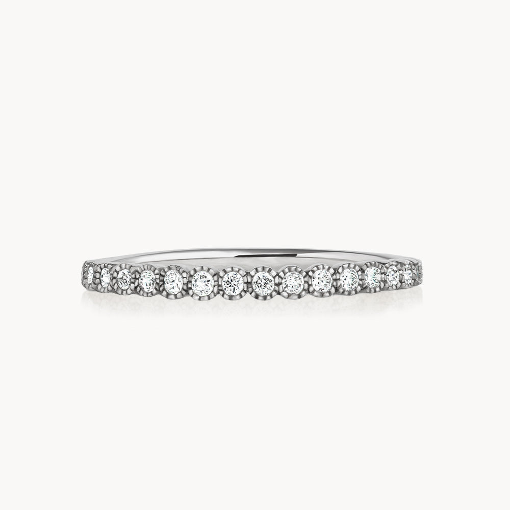 #Métal_Or blanc 18k