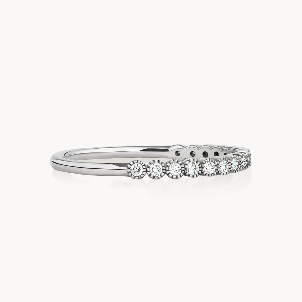 #Métal_Or blanc 18k