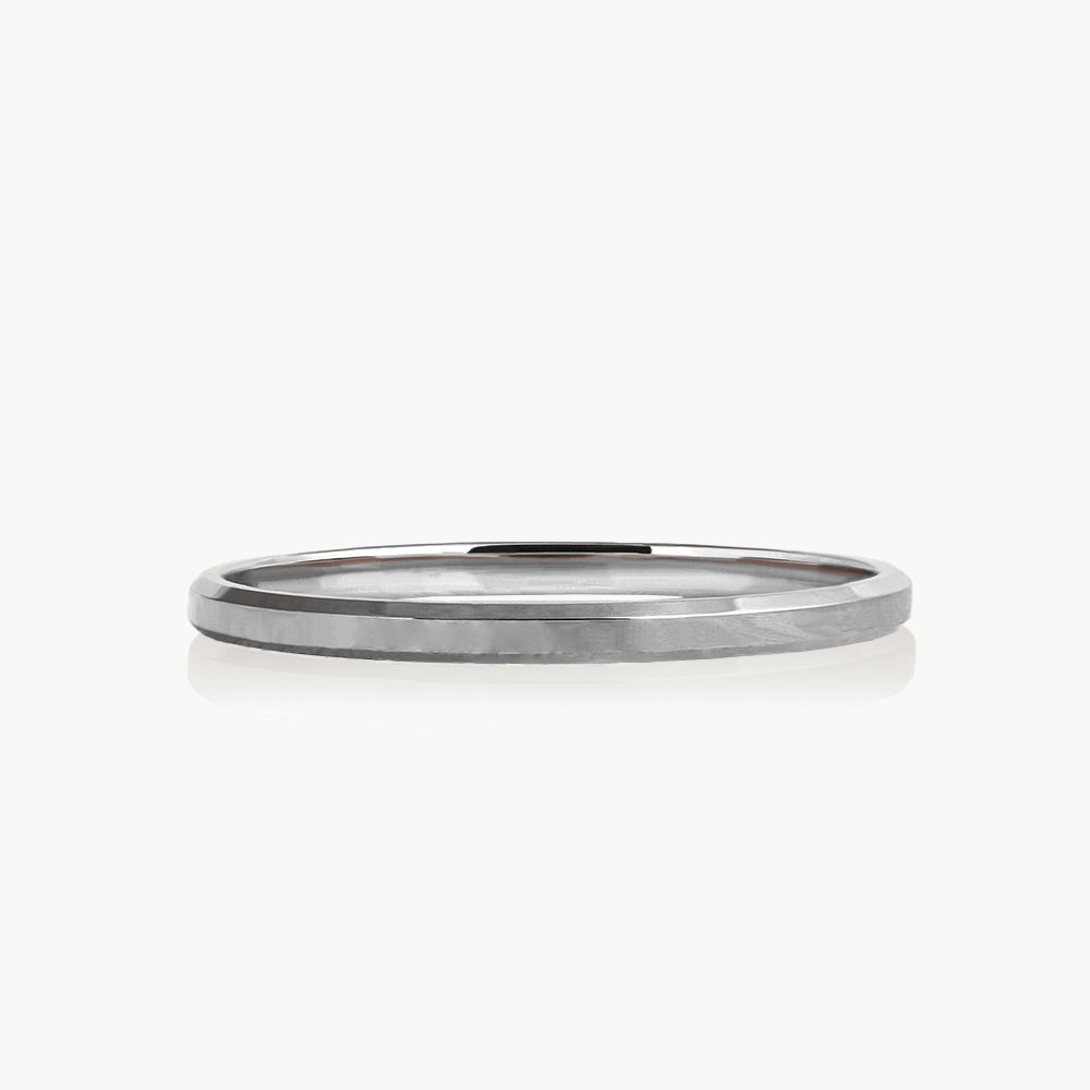 #Métal_Or blanc 18k