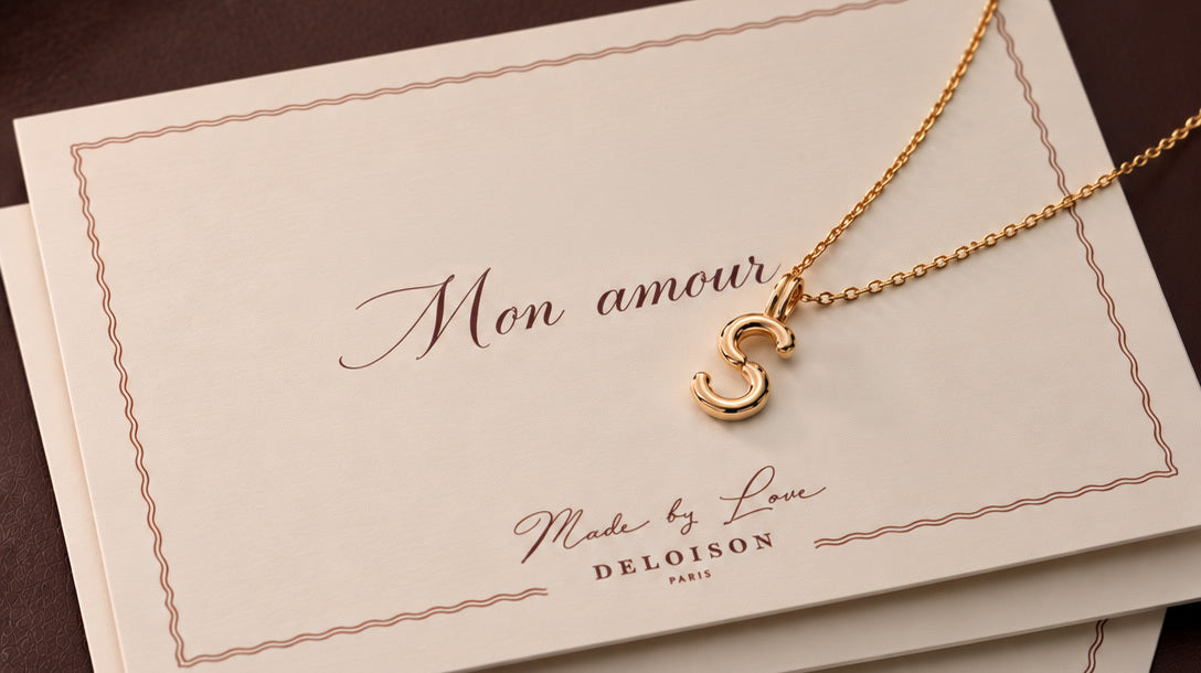 Lettre et pendentif lettre S
