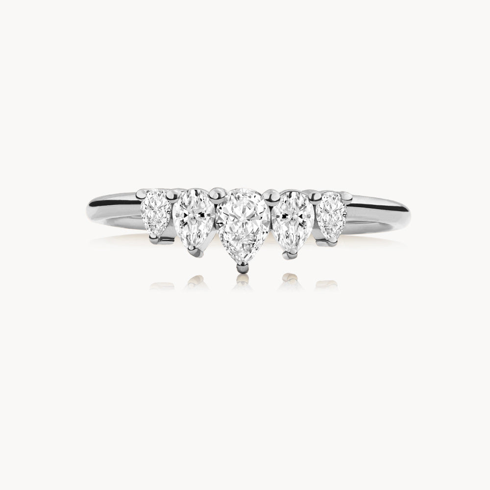 #Métal_Or blanc 18k