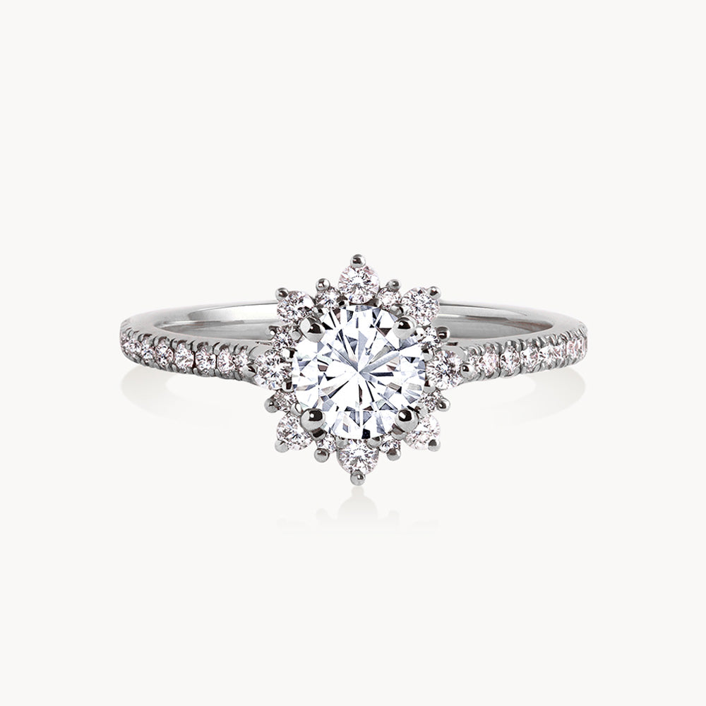 #Métal_Or blanc 18k