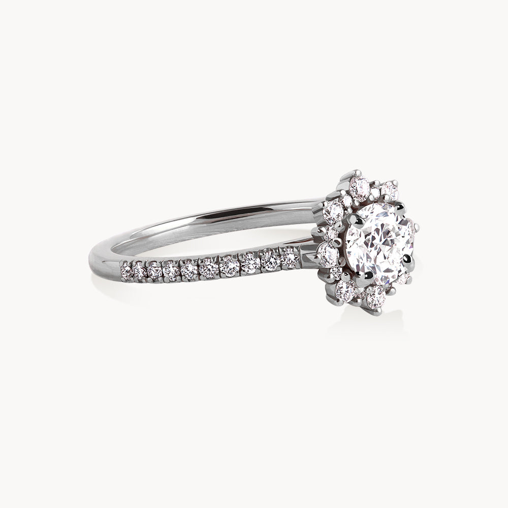 #Métal_Or blanc 18k