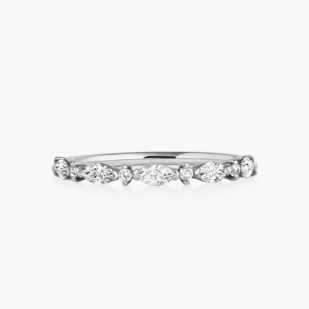 #Métal_Or blanc 18k