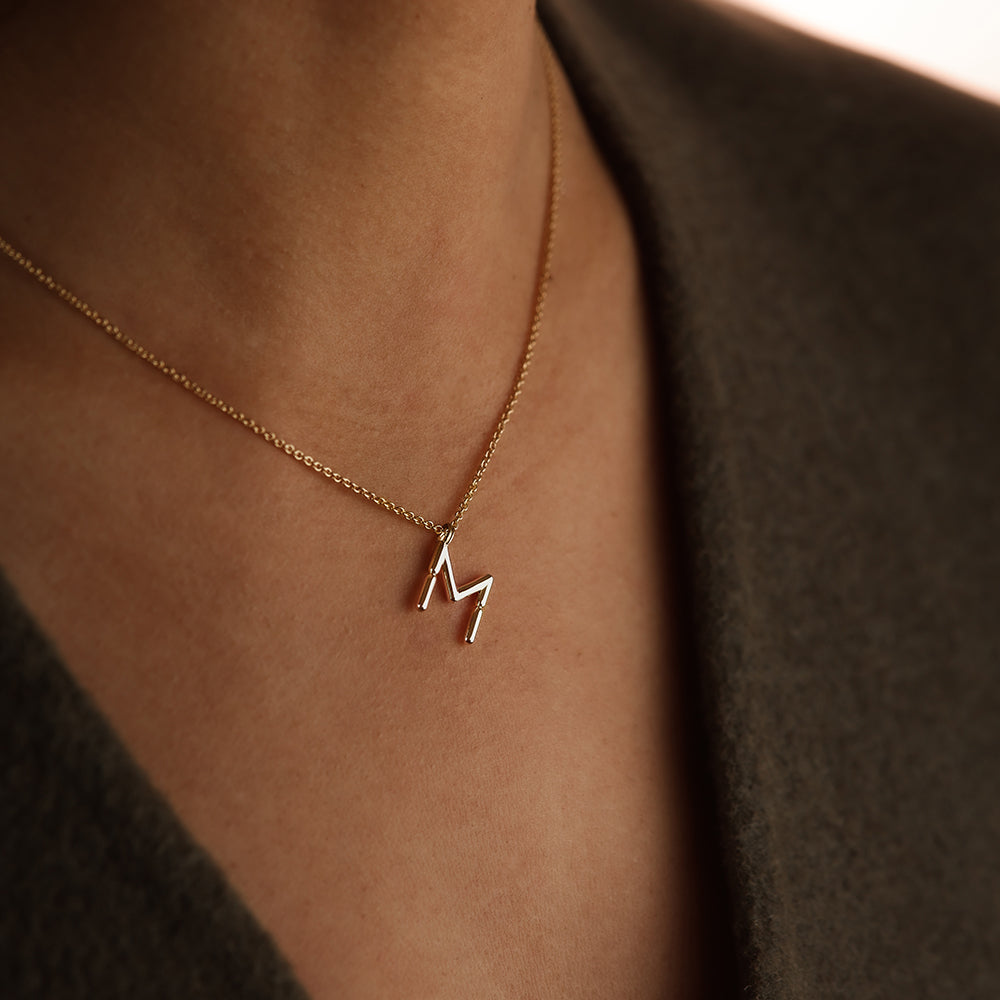 Collier BOLD - Lettre M - Deloison Paris