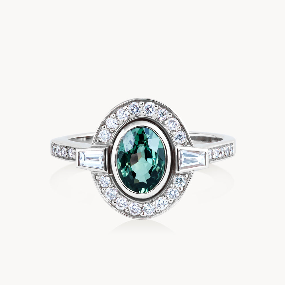 #Métal_Or blanc 18k