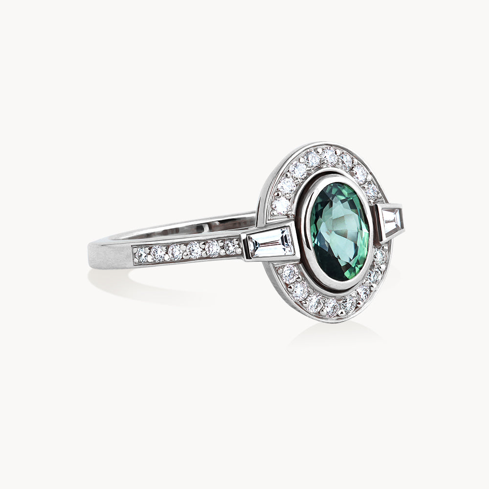 #Métal_Or blanc 18k