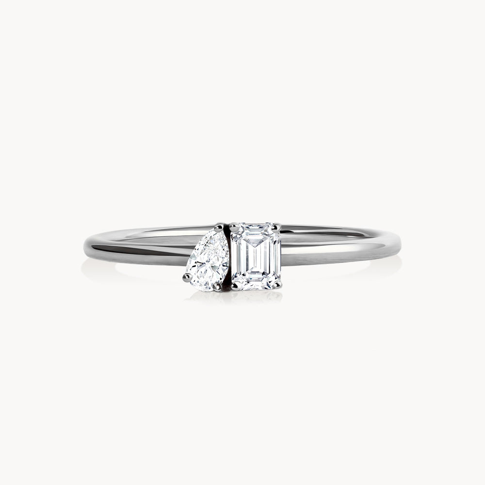 #Métal_Or blanc 18k