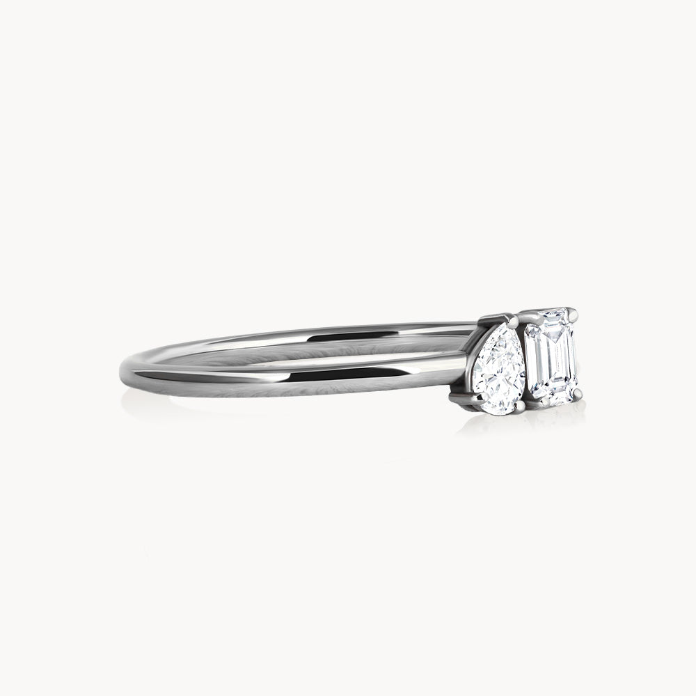 #Métal_Or blanc 18k