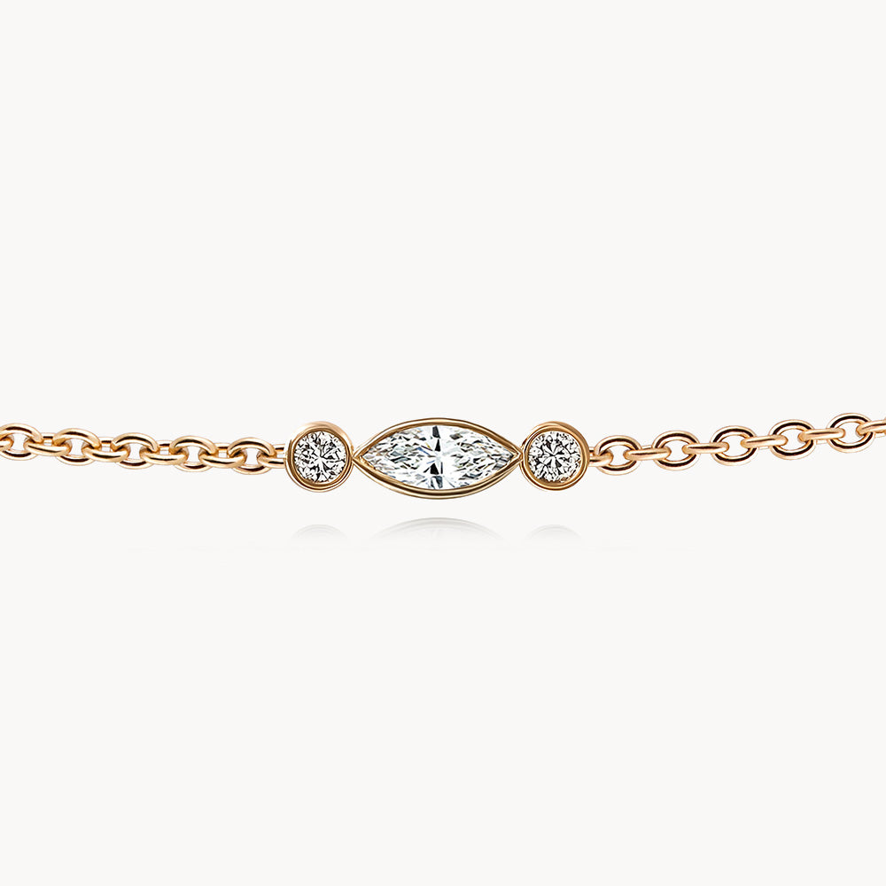 #Métal_Or rose 18k