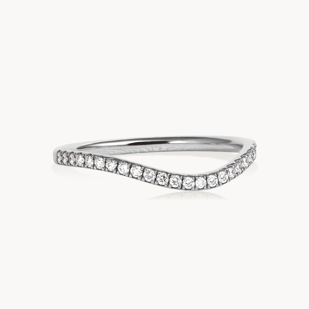 #Métal_Or blanc 18k