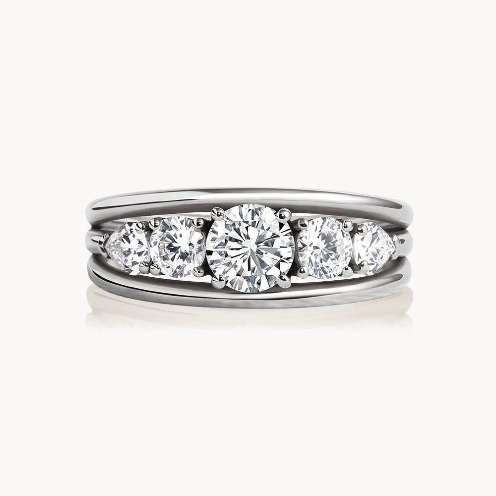 #Métal_Or blanc 18k