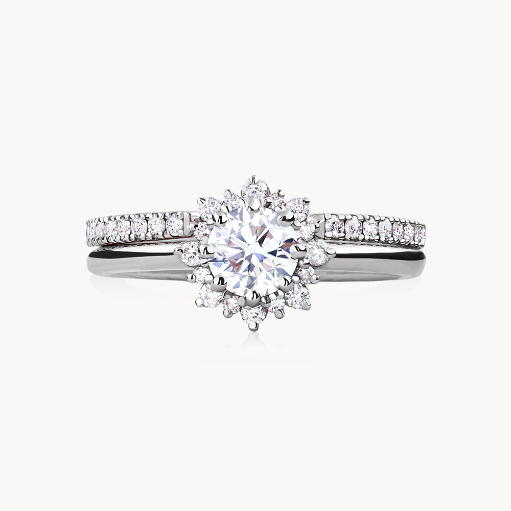 #Métal_Or blanc 18k