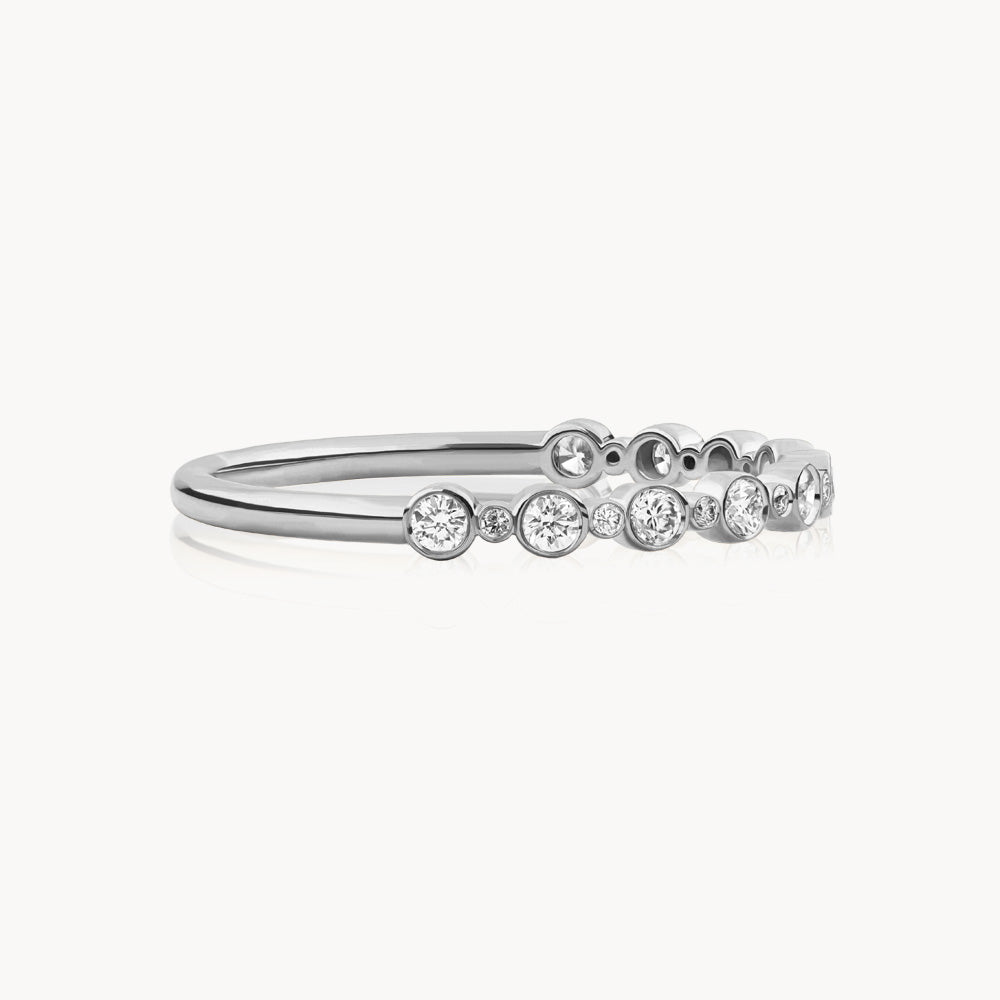 #Métal_Or blanc 18k