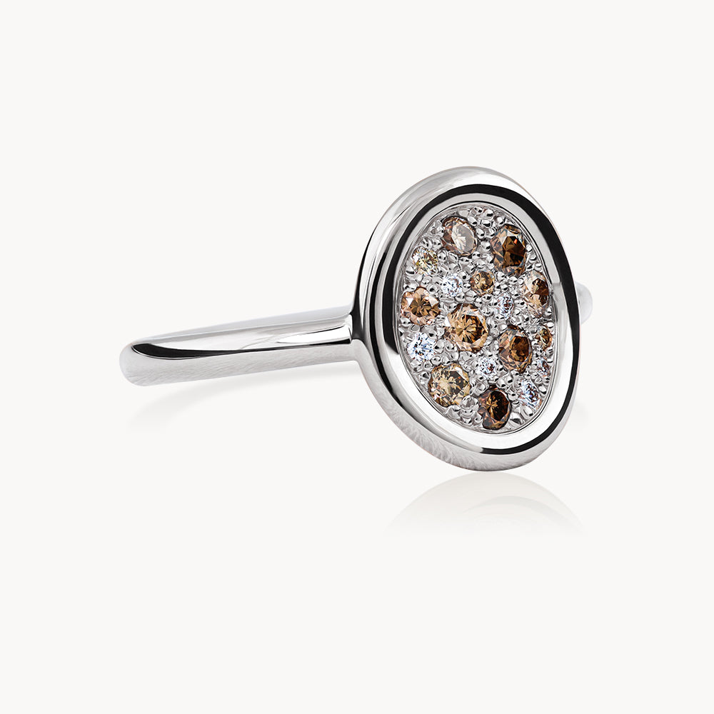 #Métal_Or blanc 18k